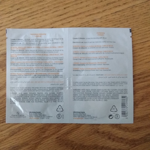 KLORANE Nourishing Shampoo & Conditioner Sample - Picture 2 of 3